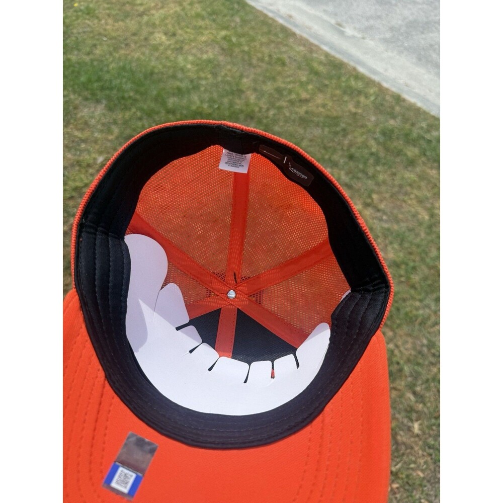 Oklahoma State Cowboys Hat Cap Flex Fit Classic99 Orange Nike Dri Fit Swoosh S/M - Picture 6 of 7